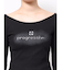 ロゴクロップドロングスリーブTシャツ