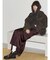 【VEQUM】CLUSH LOOSE WIDE HOODIE