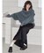 【VEQUM】CLUSH LOOSE WIDE HOODIE