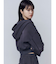 シェービングショートジップフーディ