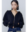 シェービングショートジップフーディ