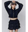 シェービングショートジップフーディ