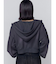 シェービングショートジップフーディ