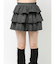 スウェットティアードミニスカート