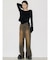 【VEQUM】SIDE TIE TOP