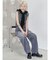 【VEQUM】BRUSHED LOOSE PANTS