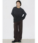 【VEQUM】BRUSHED LOOSE PANTS