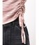 アシンメトリーチョーカーギャザーニット
