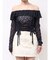 オフショルダーギャザートップ