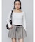 レイヤードフレアスカート