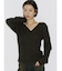 【VEQUM】WAVING V NECK KNIT
