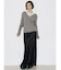 【VEQUM】WAVING V NECK KNIT