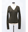 【VEQUM】WAVING V NECK KNIT