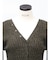 【VEQUM】WAVING V NECK KNIT