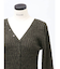 【VEQUM】WAVING V NECK KNIT