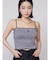 シャーリングクロップキャミソール