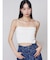 シャーリングクロップキャミソール