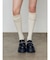 SHEER SWITCHING HIGH SOCKS