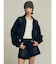 フロッキーデニムラップスカート