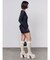プレーティングリブニットショートパンツ