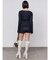 プレーティングリブニットショートパンツ