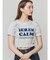 ロゴギャザーTシャツ