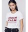 ロゴギャザーTシャツ