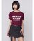 ロゴギャザーTシャツ