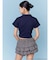 【日焼けHello Kitty×EMODA】SKIPPER HALF SLEEVE TOP