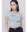 リボンプリントTシャツ