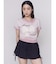 リボンプリントTシャツ