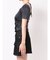 チョーカーギャザーショートスリーブニット