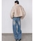 FAUXファーショートブルゾン