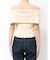 PLATING OFF SHOULDER KNIT