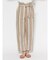 マルチストライプテーパードパンツ