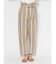 マルチストライプテーパードパンツ