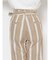 マルチストライプテーパードパンツ