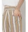 マルチストライプテーパードパンツ