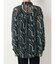 モダン柄プリントシャツ