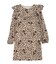 ボタニカルショルダーデザインミニワンピース