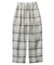 シアーチェックワイドパンツ