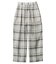シアーチェックワイドパンツ