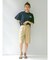 チェックハーフパンツ