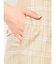 チェックハーフパンツ