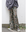 ペイズリーフィットフレアパンツ