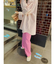カラータックワイドパンツ