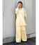 カラータックワイドパンツ