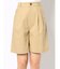 【WEB限定】ハイウエストタックハーフパンツ