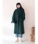 スタンドカラールーズコート