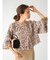 エスニックフラワーショートデザインシャツ